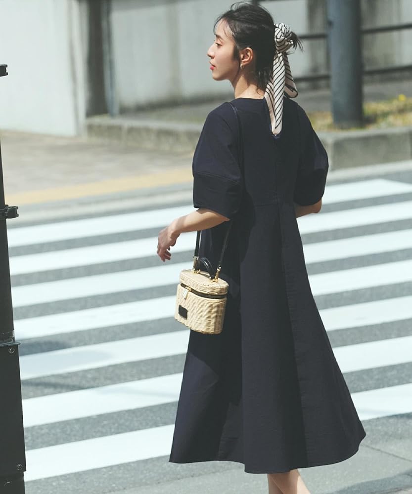 Amazon.co.jp: [ オペークドットクリップ ] マキシ・ロングワンピース